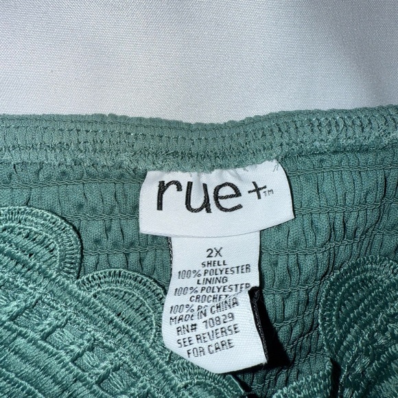 Rue 21 Teal Lace Camisole Size 2X - Picture 2 of 4